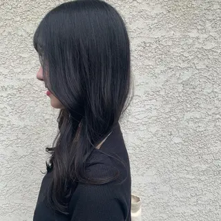 ロング カラー ヘアアレンジ 韓国×巻ける髪質改善 💍maki💍のヘアスタイル