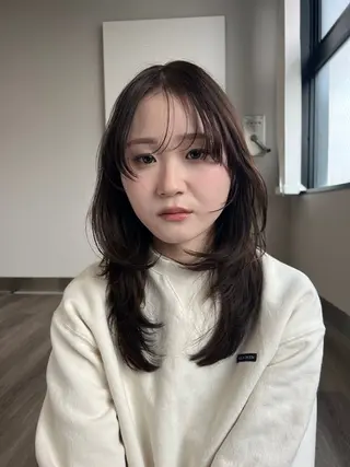 セミロング パーマ/カット /名古屋/Ayakaのヘアスタイル