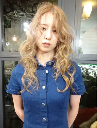 セミロング カラー 太田 妃香/岡崎美容室のヘアスタイル