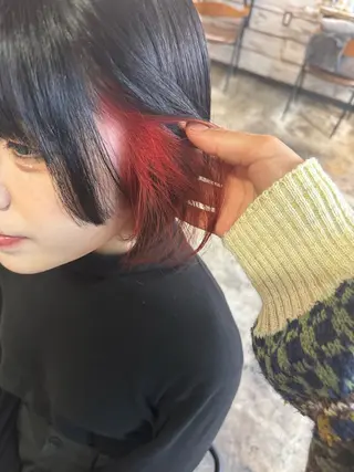 カラー クキノケイカ /暖色カラーのヘアスタイル