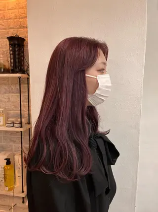 ロング カラー 👗 himariのヘアスタイル