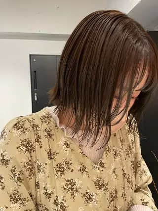 ミディアム カラー SALOWIN下北沢所属・hazuki 🌝のヘアスタイル