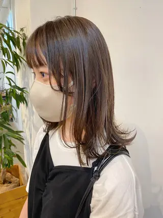 ミディアム カラー ance ayelashアンセアイラッシュ薬院店所属・神原 ありさのマツエク・マツパデザイン