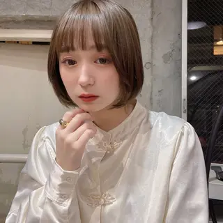 ショート カラー ボブヘアカット Rikapi❤️のヘアスタイル