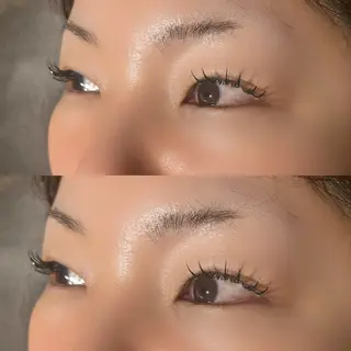 マツエク・マツパ 稲垣 遥のヘアスタイル