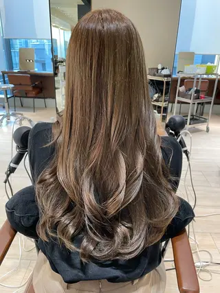 ロング 艶カラー/アレンジ/ はまぐちうみのヘアスタイル
