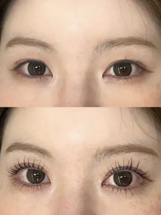 マツエク・マツパ 笠松 羽琳のマツエク・マツパデザイン