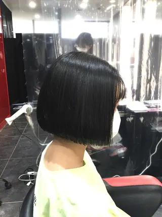 ミディアム Annon プライベートサロンのヘアスタイル