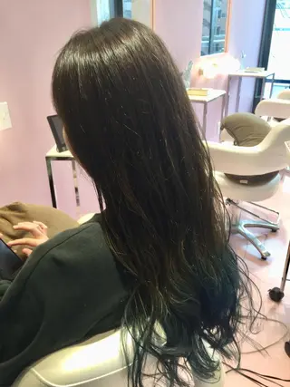 セミロング 所渉/韓国レイヤー /ウルフカットのヘアスタイル