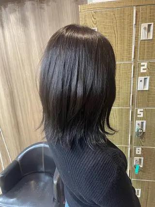 ミディアム カラー 山際勇策 /岐阜美容師のヘアスタイル