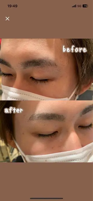 アイブロウ 西岡 莉緒のヘアスタイル