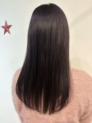 ロング カラー 青野 文香のヘアスタイル