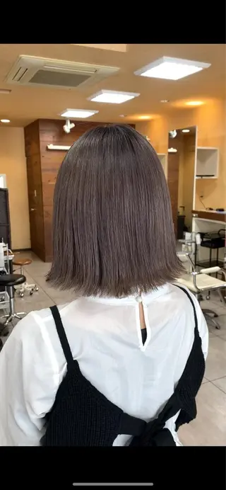 ショート カラー ヘアアレンジ HAIRSALONLOOP所属・川上 麻梨阿のヘアスタイル