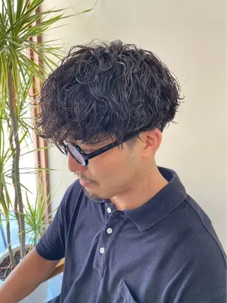 カラー パーマ メンズ メンズカラー特化🔥 立川No.1🍀︎✨のヘアスタイル