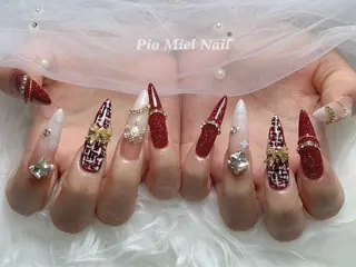 ネイル HANA 長さだしのネイルデザイン