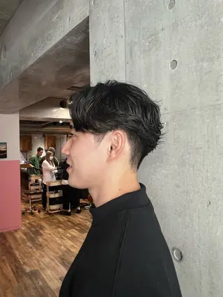 パーマ メンズ Soi rium所属・⭐️Manaka⭐️ 艶髪🩵ナチュラルのヘアスタイル