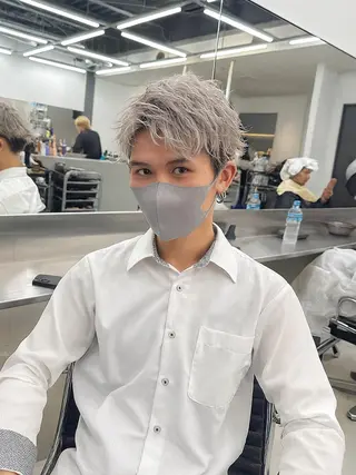 ショート カラー メンズ 艶髪／髪質改善🌱 市川ひなたのヘアスタイル