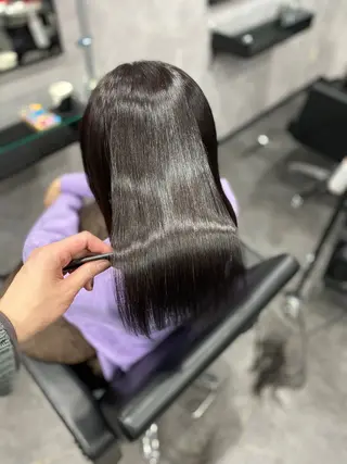 セミロング 【髪質改善】加藤 崇徳のヘアスタイル