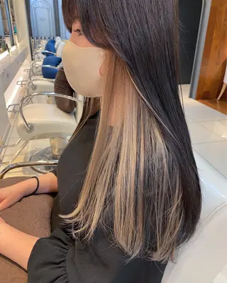 ロング sea's所属・ヒラカホ/矢場町/ ブリーチ/似合わせのヘアスタイル