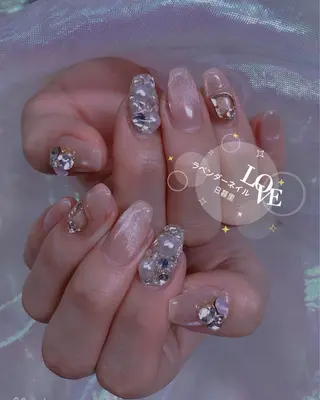 ネイル ラベンダー💖日暮里 ルル💖ネイルのネイルデザイン