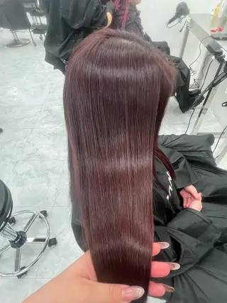 ロング 艶髪ハイトーンカラー 渋谷🎀ririkaのヘアスタイル