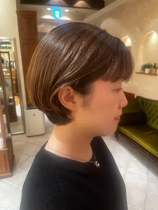 ショート 田内 満里奈のヘアスタイル