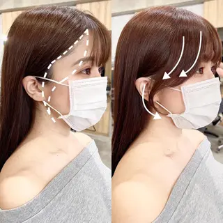 ロング カラー 韓国レイヤー/ 顔周り💕田中将吾のヘアスタイル