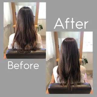 ロング カラー なつき/艶ピンク/ girly hairのヘアスタイル