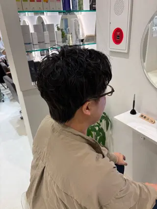 パーマ メンズ ゆうな VISAGE dioのヘアスタイル
