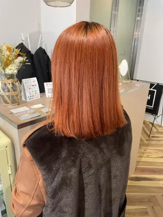 ミディアム カラー lani hair salon所属・SHOTO ハイトー ン/デザインカラーのヘアスタイル