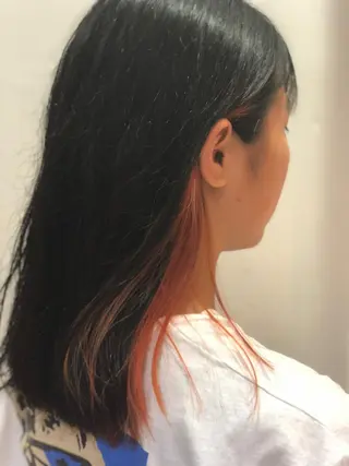 ミディアム カラー 髪質改善/縮毛矯正/ 透明感カラーYUMAのヘアスタイル