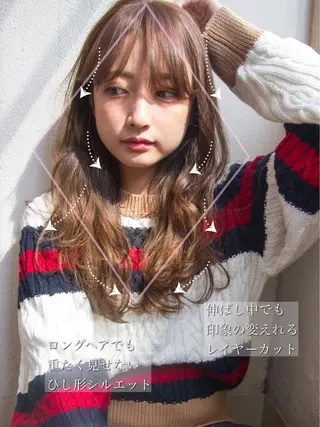 セミロング 【1日2名様限定】 AFLOAT白川雄副のヘアスタイル