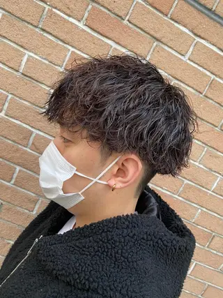 パーマ メンズ メンズブリーチカラー /パーマ ごーた立川のヘアスタイル