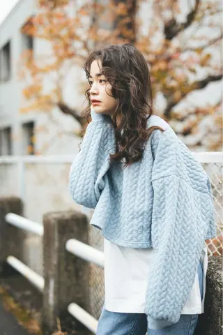 パーマ les baladins du miroir所属・🍃YURI 🍃のヘアスタイル