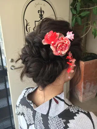 ヘアアレンジ 北條 優輝のヘアスタイル