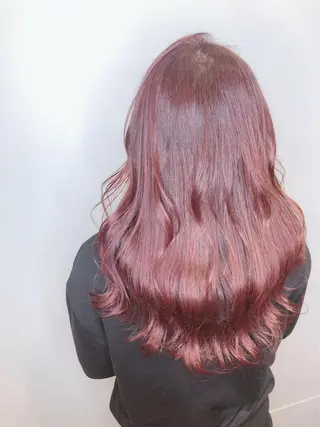 ロング しもかわ かほのヘアスタイル