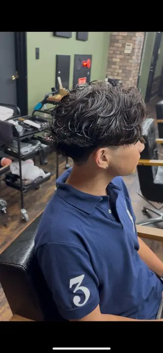 パーマ メンズ 川崎 健翔のヘアスタイル