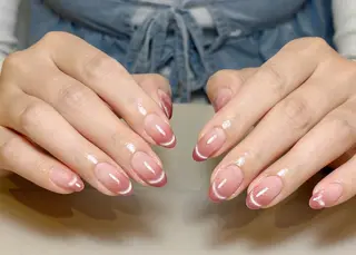 ネイル By moonネイル 🌷ワンホン/韓国風のネイルデザイン