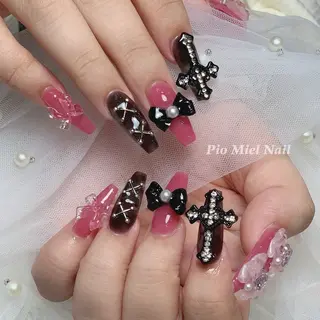 ネイル HANA 長さだしのネイルデザイン