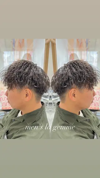 パーマ メンズ 💎メンズパーマ特化 🥇癖毛活かしのプロのヘアスタイル