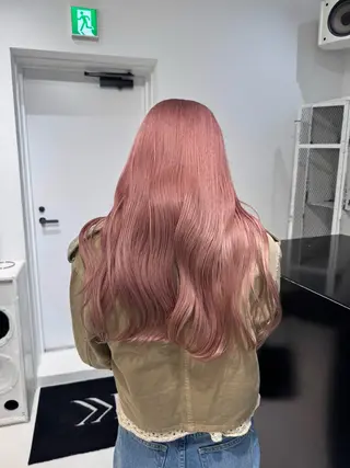 ロング カラー ヘアアレンジ 艶ハイトーン/ヘア アレンジAYAKAのヘアスタイル