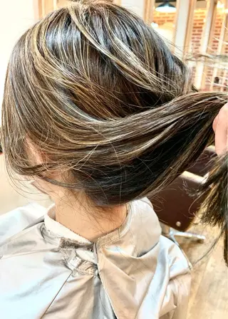 ロング カラー 岡崎勇人/レイヤー/ 韓国/ケラチンTRのヘアスタイル