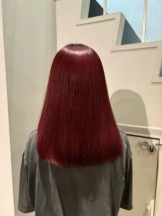 セミロング カラー ワタナベ イオリ🧼のヘアスタイル