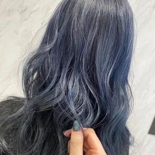 ロング カラー マンツーマン女性 美容師 奏のヘアスタイル