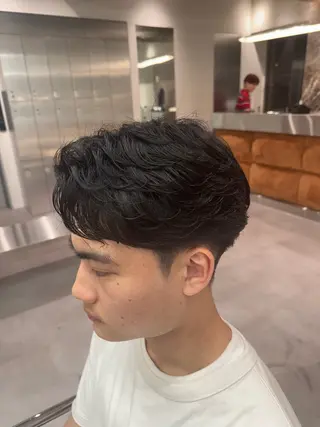 パーマ メンズ ブリーチ/パーマ特化 片平和寿のヘアスタイル