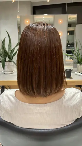 ミディアム パーマ ヘアアレンジ 艶髪/レイヤーカット 🐣misakiのヘアスタイル