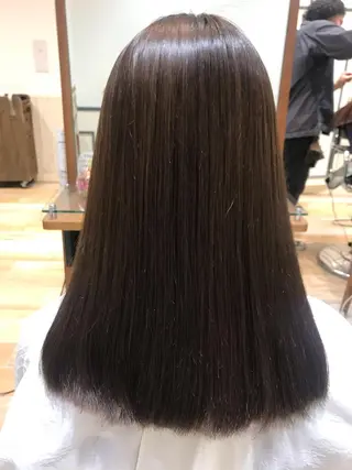 セミロング 松島 涼花のヘアスタイル