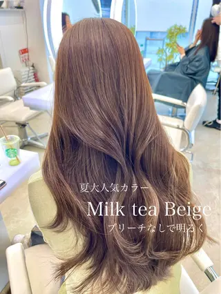 ロング カラー MIYUU NAKAYAMAのヘアスタイル