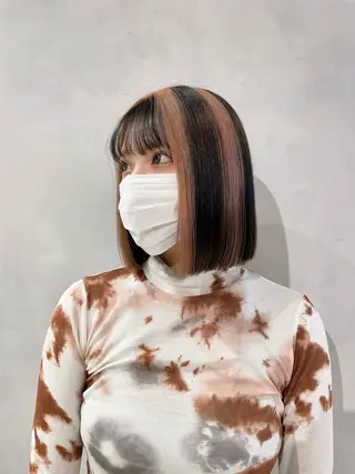 ショート カラー ブロンド・ハイトーン ／遠藤将太のヘアスタイル