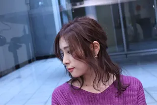 ミディアム ☕️ベージュカラー 内藤光哉☕️のヘアスタイル